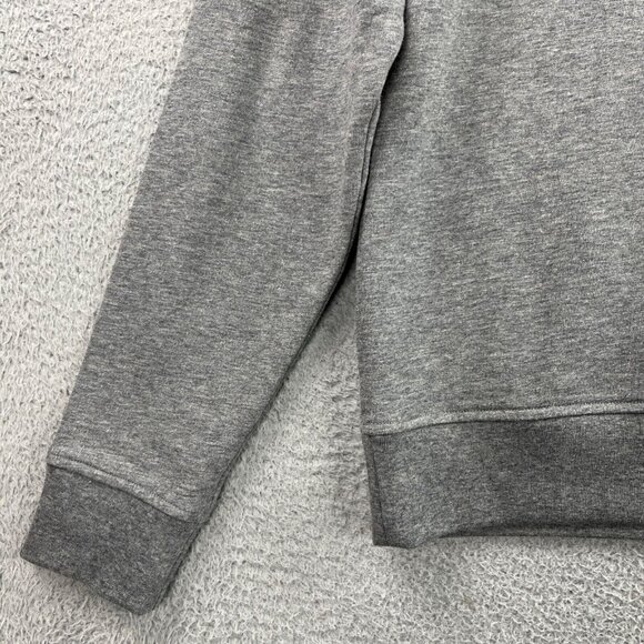 Revtown 1/4 Zip Fleece Pullover Mens Medium Gray Mock Neck Comfort Minimalist - Picture 10 of 16